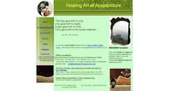 Desktop Screenshot of healingartofacupuncture.com